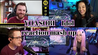 YOASOBI Idol Reaction Mash Up [upl. by Llewen]