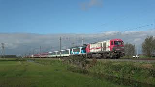 Müller partytrein tussen Uitgeest en KrommenieAssendelft met TCS 101004 en Lineas 2106 [upl. by Zetta120]