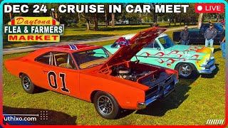 2024 DECEMBER  CLASSIC CAR CRUISE IN amp SWAP MEET at DAYTONA Flea amp Farmers Market ALL CARS [upl. by Budwig]