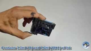 Inside Epson 18T1802 and 18XLT1812 Cyan Daisy Ink Cartridge [upl. by Eiuqram77]