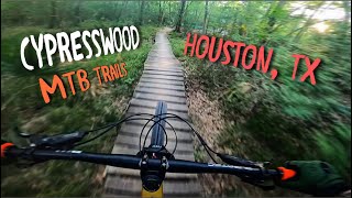 Scenic Flow at Cypresswood Mountain Biking Trails Houston Texas MTB [upl. by Esinev189]