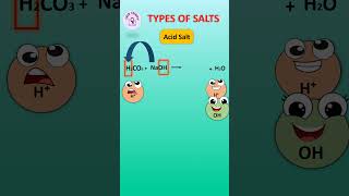 Acid Salts 😝  Acids  Bases and Salts ❤️ ChemTherapy 💕 youtubeshorts viralshorts shorts [upl. by Adnohsat]