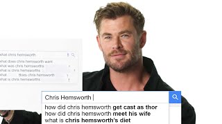 Chris Hemsworth Answers the Webs Most Searched Questions  WIRED [upl. by Jaymee]