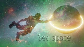 Sea space―deep space eserial meditation ambient music [upl. by Hadik]