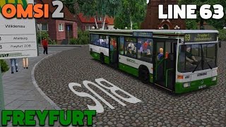 OMSI 2 Lets Play 40  MercedesBenz O405N  Freyfurt Line 63 [upl. by Kubis]