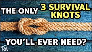 3 ESSENTIAL SURVIVAL KNOTS You Need to Know [upl. by Lemrej]