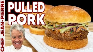 The Perfect Pulled Pork Sandwich  Chef JeanPierre [upl. by Halley575]