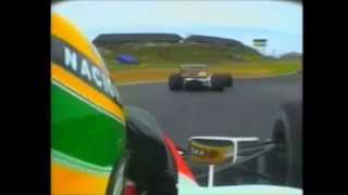 PURE SOUND V12 Ayrton Senna onboard Kyalami GP 92 Honda RA122E V12 [upl. by Hahnke587]