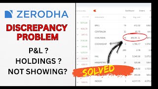 Discrepancy problem in zerodha solved [upl. by Kyte820]