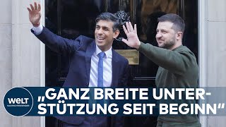 UKRAINEKRIEG Volle Unterstützung aus Großbritannien quotWird überhaupt nicht in Frage gestelltquot [upl. by Jaime]