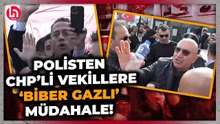 HALK İRADESİNE ABLUKA Esenyurt Meydanında polis biber gazı sıktı CHP Milletvekilleri de var [upl. by Aeresed]