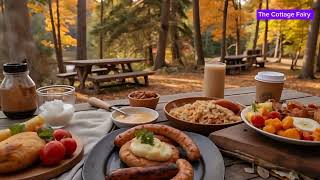 Autumn Breakfast by the Lake  Cozy Fall Morning in the Cottage [upl. by Namien320]