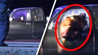 Duke the Superdog Jumps Through Car Window to Tackle Suspect [upl. by Mercorr773]