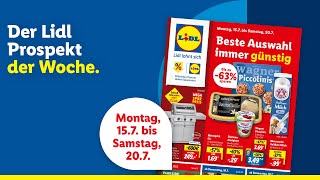 Der Lidl Prospekt der Woche  Angebote von Montag 1507 bis Samstag 2007 [upl. by Kcire926]