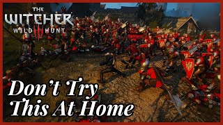 Geralt Trolls Redanian Soldiers 😈  Witcher 3Wild Hunt [upl. by Pendleton]