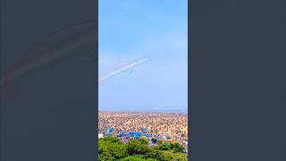 Indian Air show 06102024 marinabeachchennai chennaibeach indianarmy india reels iloveindia [upl. by Ille]