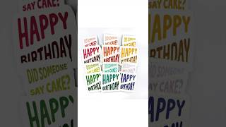 The Secret to MultiColored Birthday Cake Cards  Icing on the Cake Collection Tutorial birthday [upl. by Hiller]