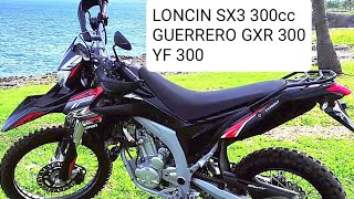 LONCIN SX3 300cc 2024 Reseña características y primeras impresiones Sin modificaciones [upl. by Heall]