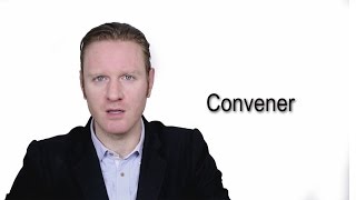 Convener  Meaning  Pronunciation  Word World  Audio Video Dictionary [upl. by Maris159]