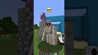 Helping Friendly Mobs vs Scary Emoji Reaction meme minecraft shorts [upl. by Nylodnarb]