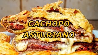 Cachopo asturiano de jamón y queso FÁCIL Y RÁPIDO [upl. by Hart]