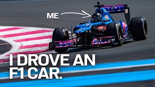 I Drove The Real Alpine Formula 1 Car [upl. by Aleemaj]