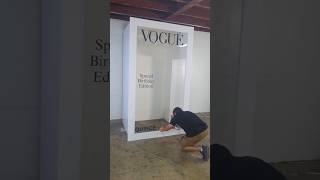 Vogue Magazine Photo Booth DIY motivation inspiration woodworking vogue photoshoot [upl. by Agon]