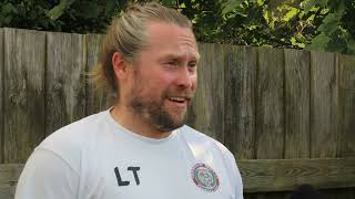 Luke Turkington Post Match Interview Corinthian FA Cup [upl. by Ahtenek]