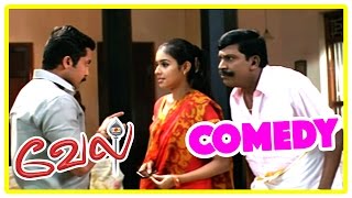 Vel Movie comedy scenes  Vel  Surya amp Asin Vadivelu Atrocity Comedy scene  Surya  Asin [upl. by Mulcahy]