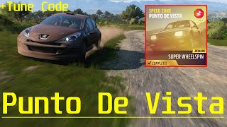 Punto De Vista Speed Zone Peugeot A800  Tune Code  Forza Horizon 5 [upl. by Anyr]