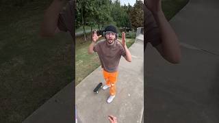 COCKIEST Skater EVER😡 skate skatepark scooter funny comedy skateboarding fun [upl. by Yrrad865]