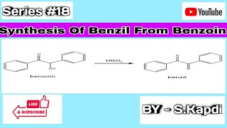 Synthesis of Benzil from Benzoin  Synthesis of Benzil with Mechanism  BY  SKapdi [upl. by Eliza]