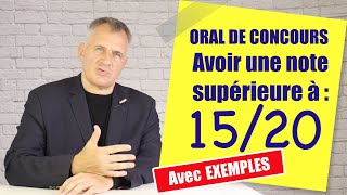 Présentation oral de concours fonction publique Avoir une notes supérieure à 15 [upl. by Engedus]