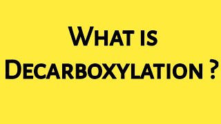 Decarboxylation  Definition Decarboxylase amp PLP  Important compounds formed from decarboxylation [upl. by Nolasba]