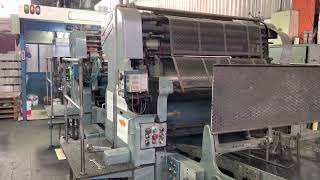 MC Industrial Machinery  Crabtree Marquess 40″ 2color Press [upl. by Skippie]