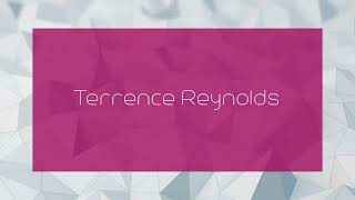 Terrence Reynolds  appearance [upl. by Delos]