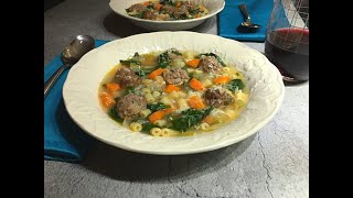 Italian Wedding Soup Recipe 🥣 • Delicious amp Comforting 🥰 Episode 620 [upl. by Lepp962]