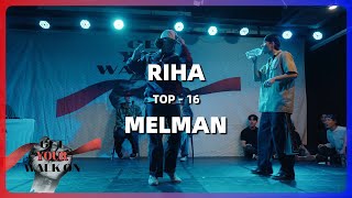 RIHA vs MELMAN｜TOP16  GET YOUR WALK ON vol1｜LBPIX [upl. by Hiltner764]