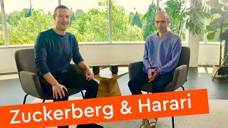 Mark Zuckerberg amp Yuval Noah Harari in Conversation [upl. by Utimer]