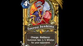 История карт Hearthstone Лирой ДженкинсLeeroy Jenkins [upl. by Inoue]