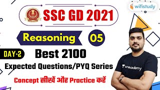 600 PM  SSC GD 2021  Reasoning by Hitesh Mishra  Best 2100 Expected QuestionsPYQ Series Day2 [upl. by Glimp]