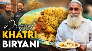 Original Khatri Biryani  Haji Iqbal Khatri Biryani New Karachi  Karachi Street Food  Foodistive [upl. by Herson958]