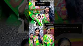 Basonti colour ar sari pora o kora falamu get ready with me 🥰 viralshots [upl. by Web]