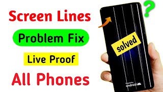 😇mobile display line problem  mobile display black line problem  display lining problem solution [upl. by Anij]