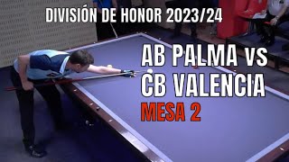 9ª J DIV HONOR AB PALMA vs CB VALENCIA  M 2  T 202324 [upl. by Boru]