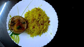 basanti pulao recipe bengali style  Bengali new year special recipe [upl. by Tnirb]