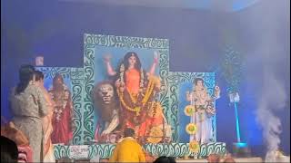 jagadhatriapuja 2024 arti 🙏youtube video [upl. by Enyawd]