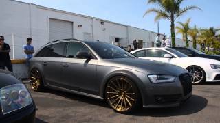 Bagged Accuair Audi A4 All Road Avant on ADV1 wheels [upl. by Amein]