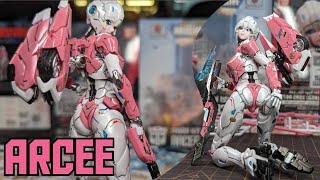 Transformers Flame Toy Arcee Model Kit Review [upl. by Nosylla]