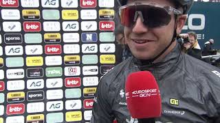 Dylan Groenewegen  Interview at the start  Classic BruggeDe Panne 2023 [upl. by Ahsemrak]